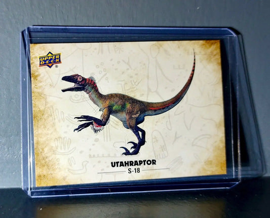 2015 Upper Deck Dinosaurs Utahraptor #S-18 Trading Sticker Card - Non-Sports Card Single
