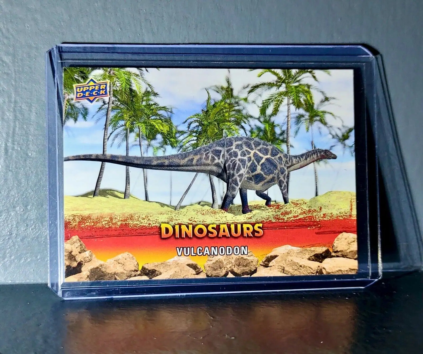 2015 Upper Deck Dinosaurs Vulcandon Extinction Red Parallel #89 Card - Non-Sports Card Single