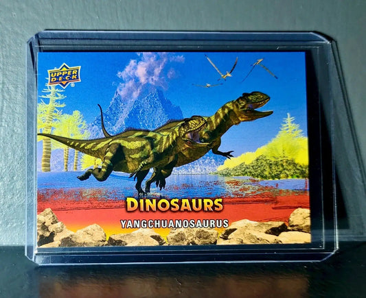 2015 Upper Deck Dinosaurs Yangchuanosaurus Extinction Red Parallel #59 Card - Non-Sports Card Single