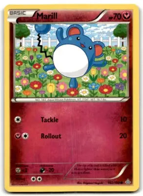 Primal Clash Marill Pokémon card in text-align center for 2015 XY Basic Common collection