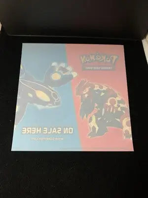 Pokémon trading card game advertisement for Primal Clash Window Cling Promo sticker