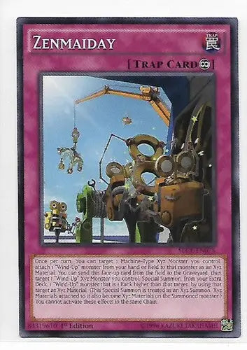 Yu-Gi-Oh Zenmaiday Trap Card from Eternity 1st Edition Secrets of Eternity set