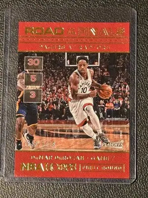 2016-17 Hoops #24 DeMar DeRozan Road to the Finals #/2016 - Basketball Card Single