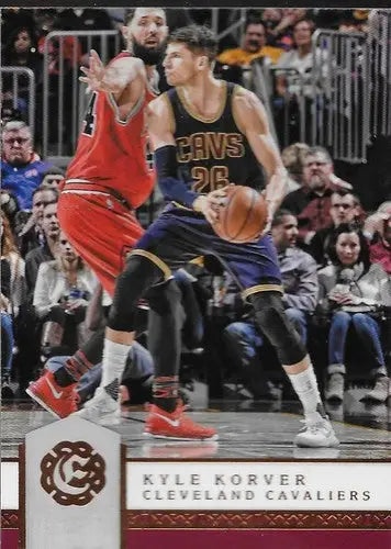 Original gloss of Kyle Korver 2016-17 Panini Excalibur basketball card Cavaliers