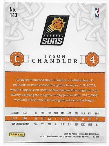 2016-17 Panini Excalibur Lord #143 Tyson Chandler NM-MT Suns - Basketball Card Single