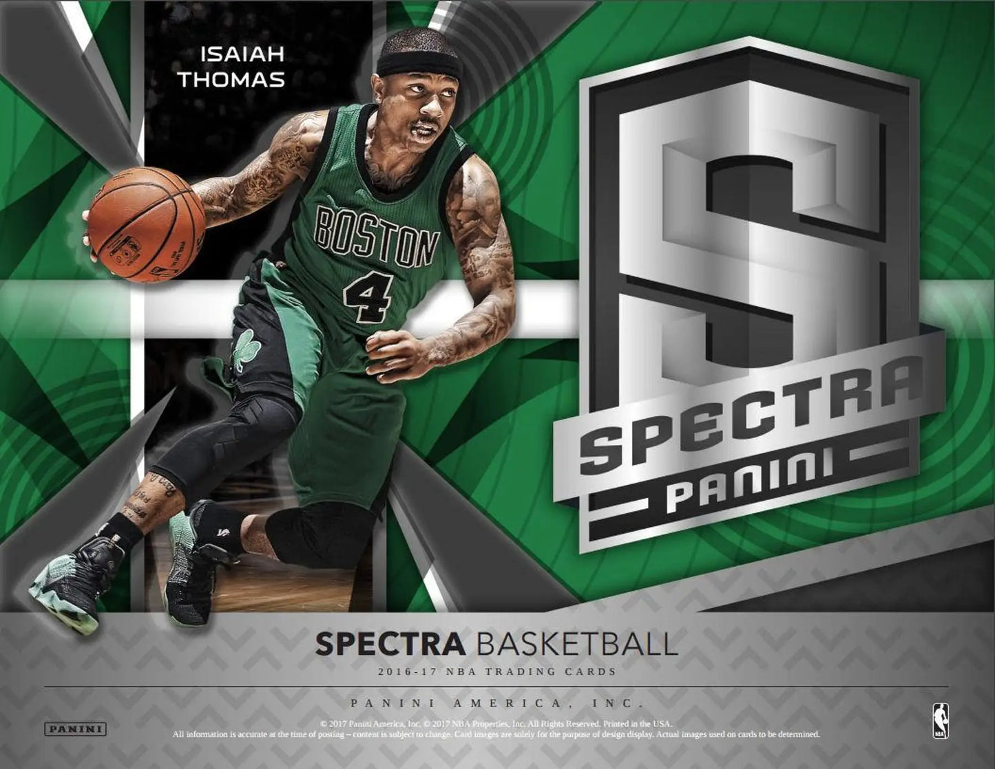 2016-17 Panini Spectra Basketball rookie jersey autographs Isaiah Thomas trading card