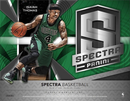 2016-17 Panini Spectra Basketball rookie jersey autographs Isaiah Thomas trading card