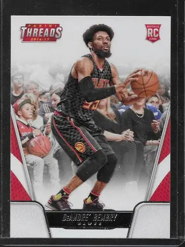 2016-17 Panini Threads #154 DeAndre’ Bembry NM-MT RC Rookie Hawks - Basketball Card Single