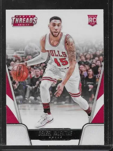 2016-17 Panini Threads #180 Denzel Valentine NM-MT RC Rookie Bulls - Basketball Card Single