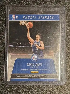 2016-17 Panini Threads #27 Dario Saric Rookie Signage #/199 - Basketball Card Single
