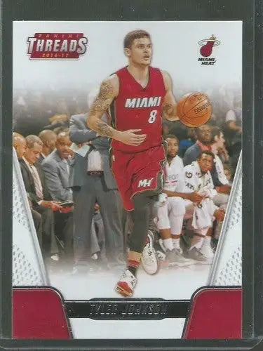 2016-17 Panini Threads #55 Tyler Johnson NM-MT Heat - Basketball Card Single
