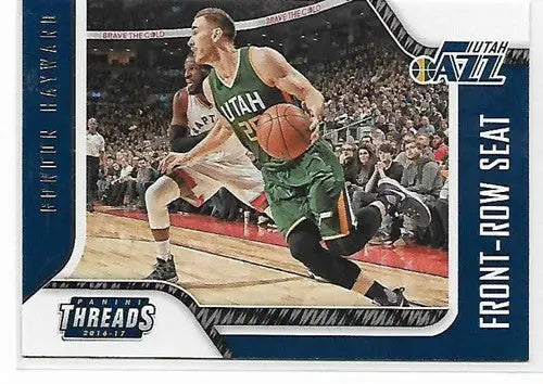 2016-17 Panini Threads Front-Row Seat #29 Gordon Hayward NM-MT Jazz - Basketball Card Single