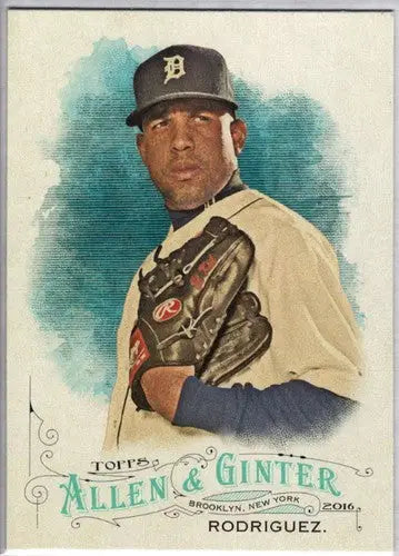 Original gloss baseball card of Francisco Rodriguez NM-MT from 2016 Allen and Ginter