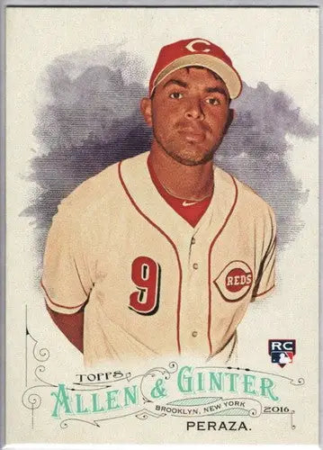 Original gloss baseball card of Jose Peraza from 2016 Allen and Ginter ID 12088