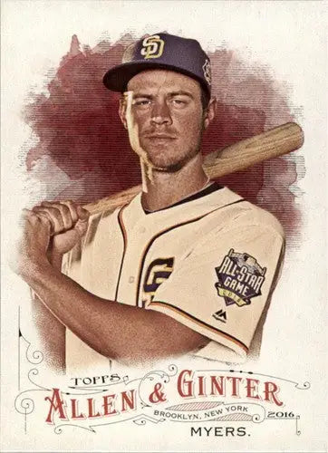 Original gloss baseball card featuring Wil Myers NM-MT from 2016 Allen and Ginter