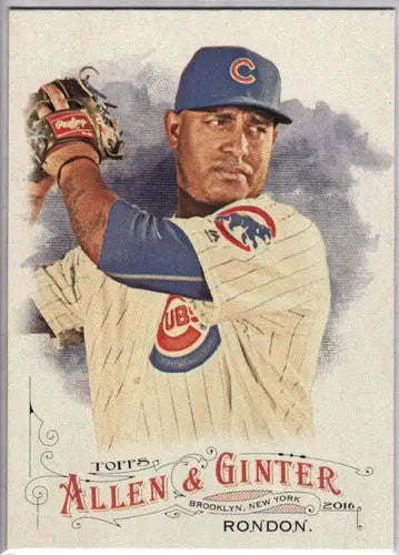 Original gloss Hector Rondon baseball card 2016 Allen and Ginter NM-MT Cubs