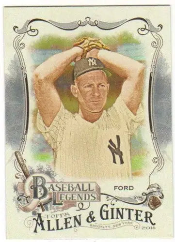 2016 Allen and Ginter Baseball Legends #BL-15 Whitey Ford NM-MT Yankees - Baseball Card Single