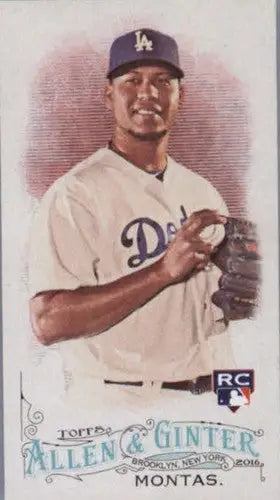 2016 Allen and Ginter Mini Frankie Montas baseball card with original gloss