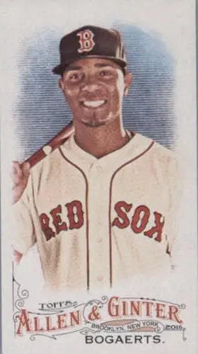 2016 Allen and Ginter Mini Xander Bogaerts baseball card with original gloss Red Sox