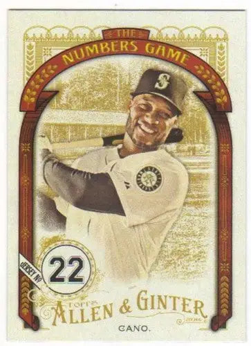 2016 Allen and Ginter Numbers Game #NG-77 Robinson Cano NM-MT Mariners ID:11494 - Baseball Card Single