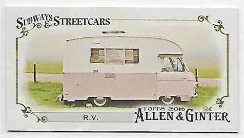 2016 Allen and Ginter Subways and Streetcars Mini #SS-11 R.V. NM-MT - Other