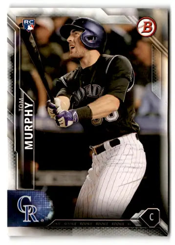 Tom Murphy baseball card from 2016 Bowman with original gloss and mint RC rookie condition