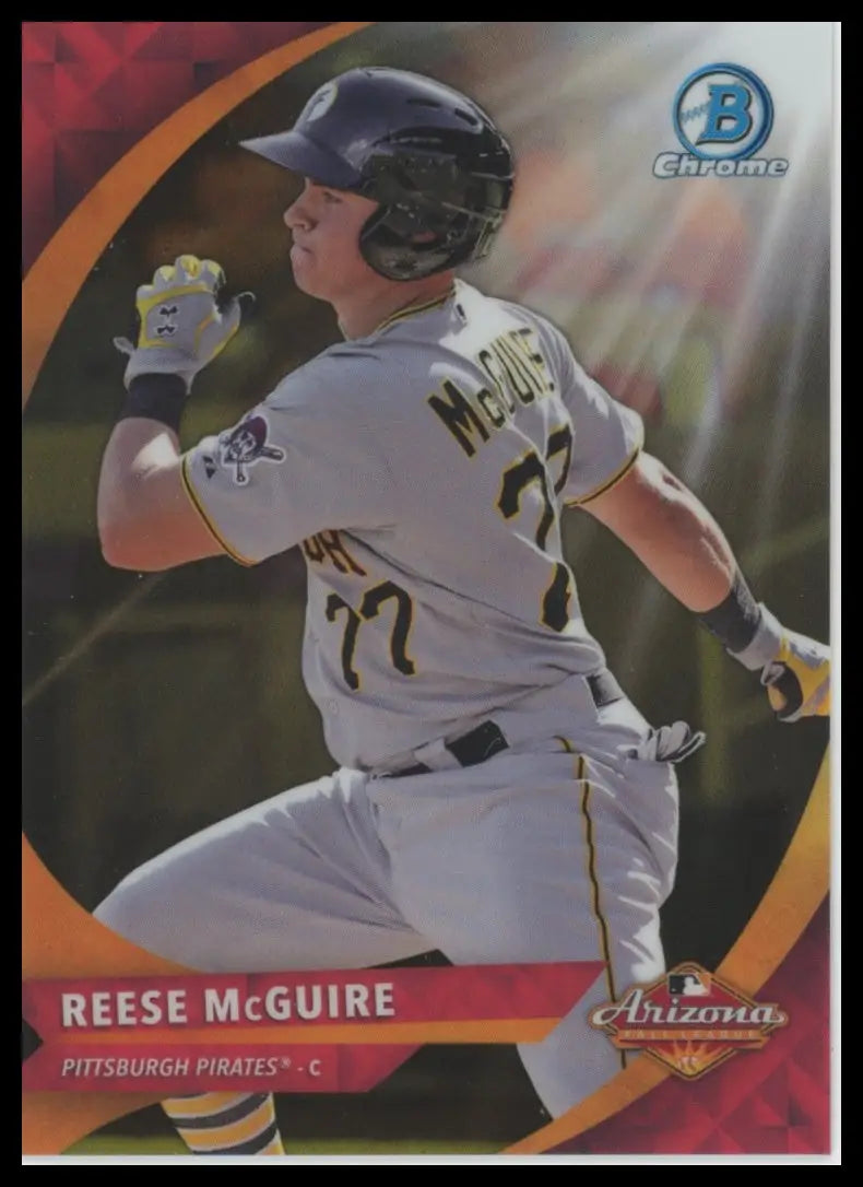 2016 Bowman Chrome - 2015 AFL Fall Stars Game Gold Reese McGuire AFL-RM /50 NM - Baseball Card Single