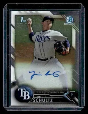 2016 Bowman Chrome #BCAP-JS Jaime Schultz Prospects Autographs - Baseball Card Single