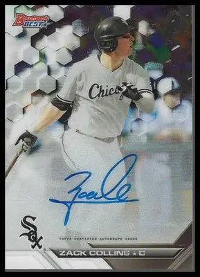 2016 Bowman’s Best Best of 2016 Autographs #B16-ZC Zack Collins - Baseball Card Single