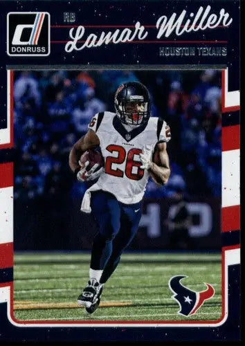 2016 Donruss #123 Lamar Miller NM-MT Texans ID:18804 - Football Card Single