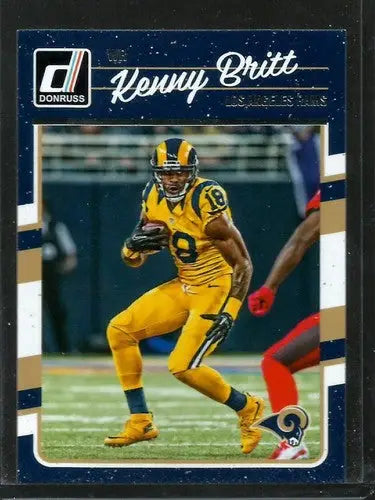 Original gloss 2016 Donruss Kenny Britt football card NM-MT LA Rams