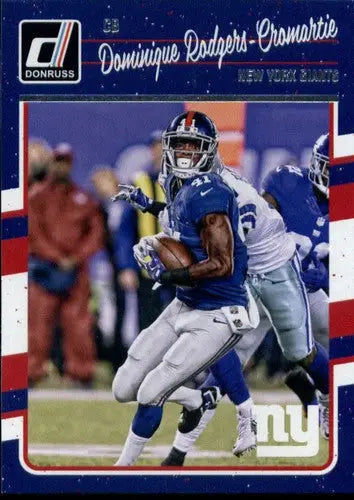 Original gloss Dominique Rodgers-Cromartie football card 2016 Donruss NM-MT NY Giants