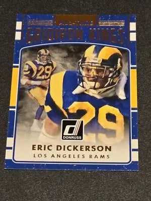 2016 Donruss #30 Eric Dickerson All-Time Gridiron Kings - Football Card Single