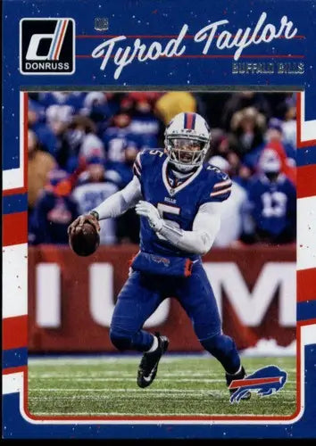 Original gloss Tyrod Taylor football card 2016 Donruss NM-MT Bills ID 6459