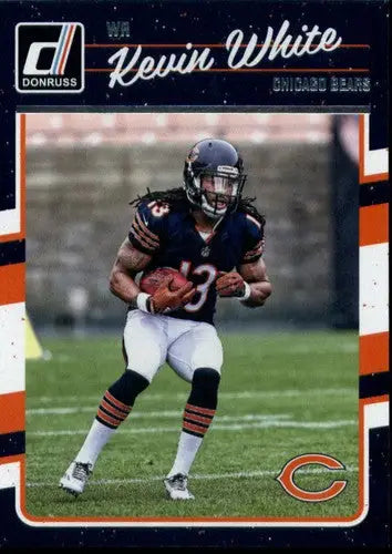 Kevin White football card with original gloss from 2016 Donruss Bears ID 5410