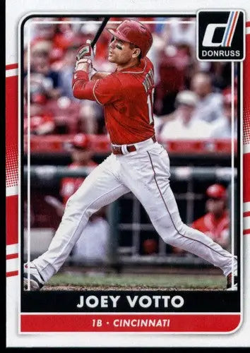 Original gloss Joey Votto baseball card 2016 Donruss NM-MT Reds featuring Joey Votto