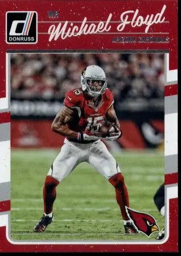 Michael Floyd football card with original gloss, 2016 Donruss NM-MT Cardinals