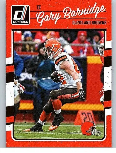 Original gloss Gary Barnidge football card 2016 Donruss NM-MT Browns