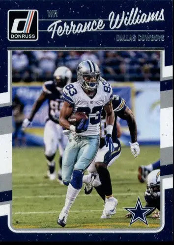 Original gloss Terrance Williams football card 2016 Donruss NM-MT Cowboys ID 6464