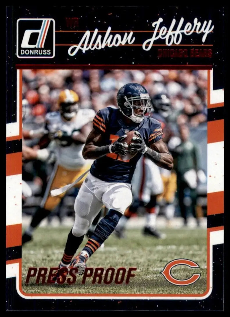 2016 Donruss - Alshon Jeffery #51 Press Proof Red - Football Card Single
