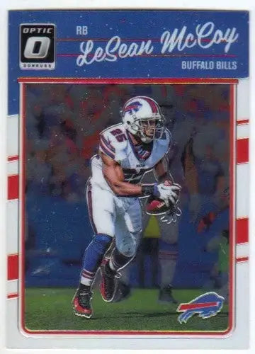 Original gloss Donruss Optic LeSean McCoy football trading card Buffalo Bills
