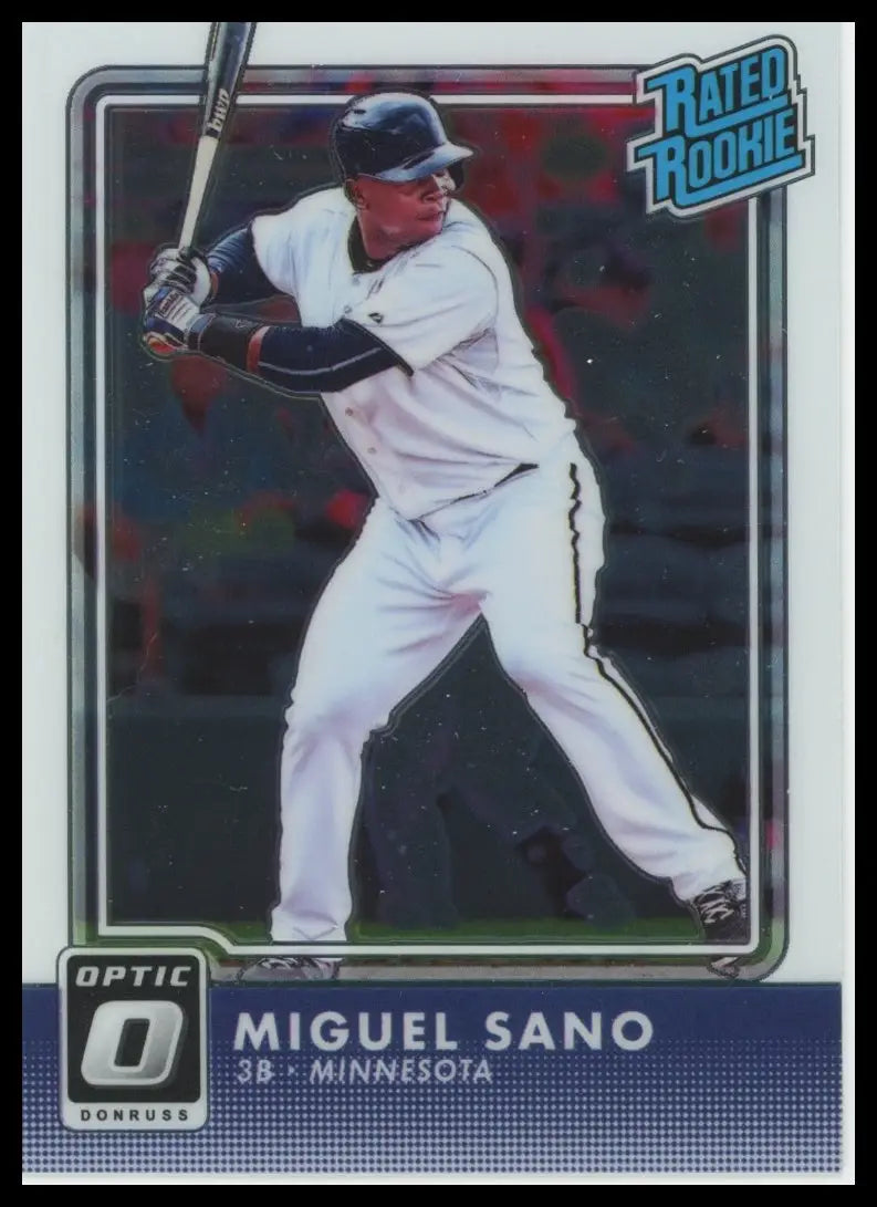 2016 Donruss Optic Miguel Sano RC 35 Minnesota Twins Baseball NM - Baseball Card Single