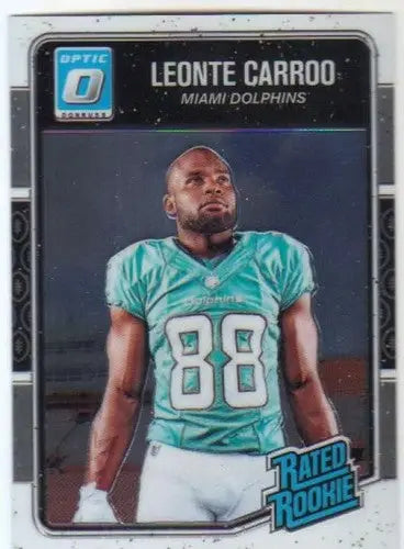 Leonte Carroo football card from 2016 Donruss Optic Rated Rookies collection