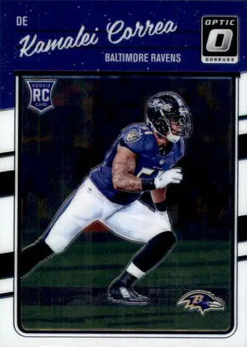 2016 Donruss Optic Rookies #123 Kamalei Correa NM-MT RC Rookie Ravens ID:15675 - Football Card Single