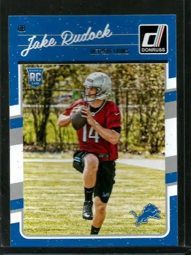 2016 Donruss Rookies Jake Rudock Rookie Lions football card NM-MT RC ID 4660