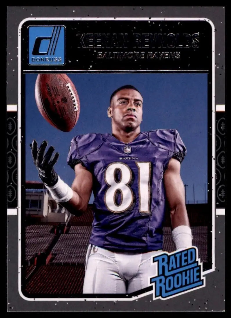 2016 Donruss Rookies Keenan Reynolds #379 Baltimore Ravens Football Card NFL - Football Card Single
