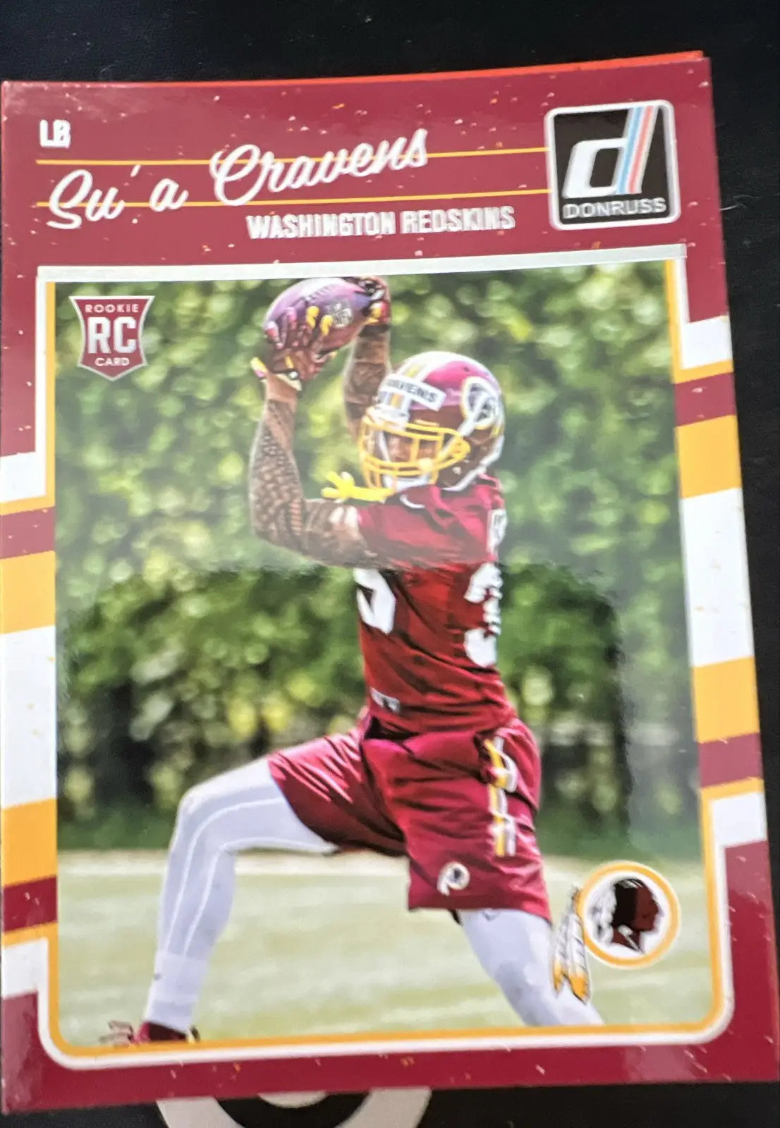 2016 Donruss - Rookies Su’A Cravens #342 (RC)