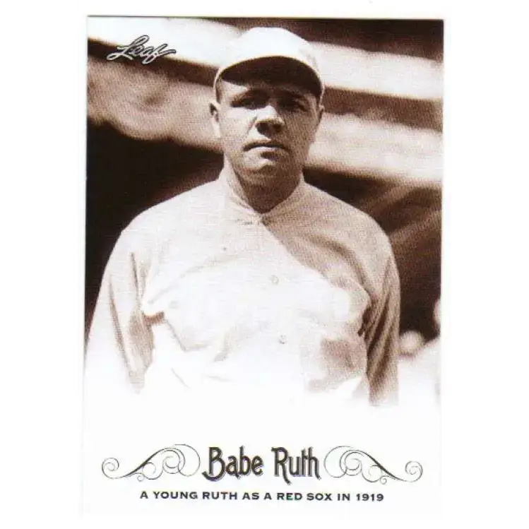 2016 Leaf Babe Ruth Collection #1 Babe Ruth NM-MT Baseball Card - Baseball Card Single