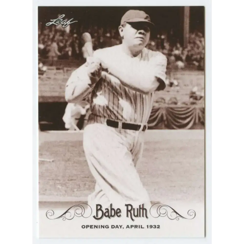 2016 Leaf Babe Ruth Collection #10 Babe Ruth NM-MT Baseball Card - Baseball Card Single