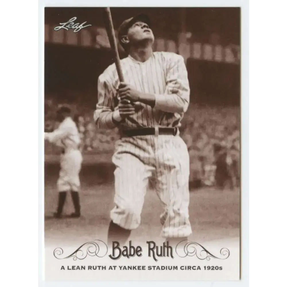 2016 Leaf Babe Ruth Collection #14 Babe Ruth NM-MT Baseball Card - Baseball Card Single